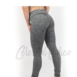 CELESTIAL BODIEZ V-CUT HEATHER GREY